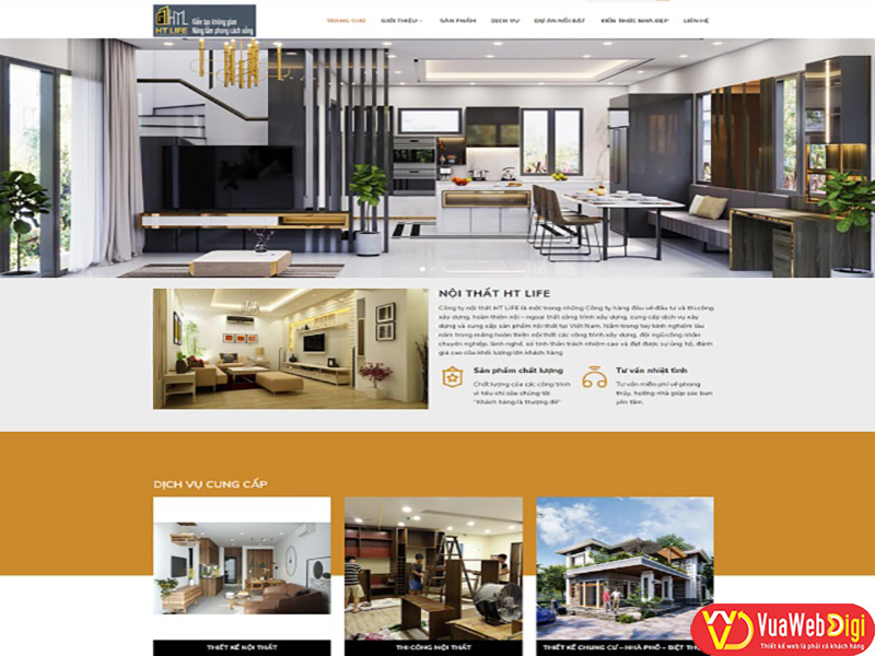 Thiết kế website nội thất cần lựa chọn đơn vị thiết kế web uy tín, giá cả hợp lý