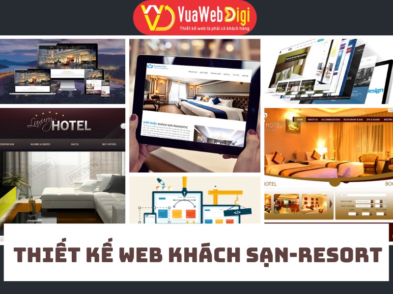 Thiết kế website khách sạn resort 5 sao