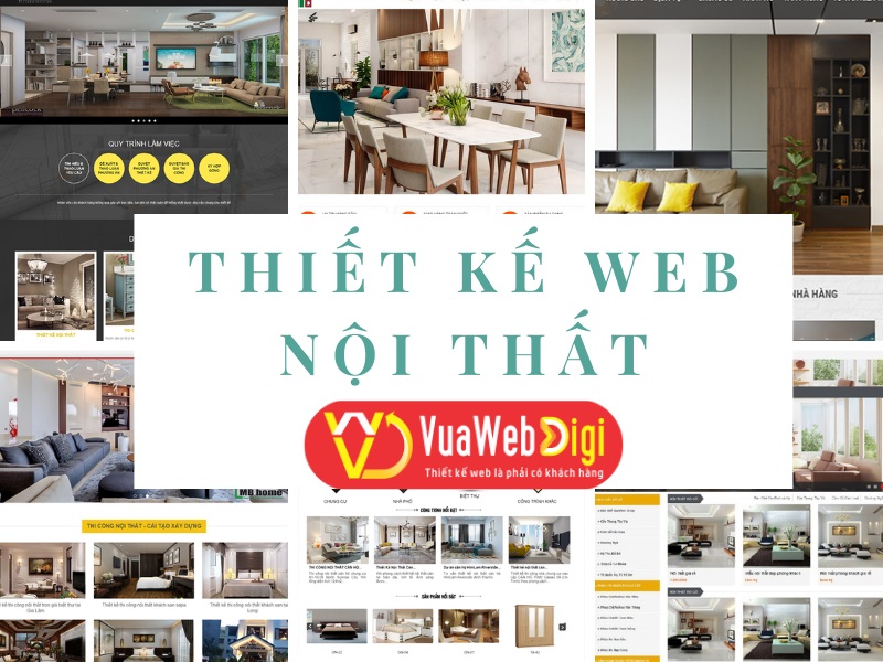 Vua Web Digi thiết kế website nội thất chuyên nghiệp