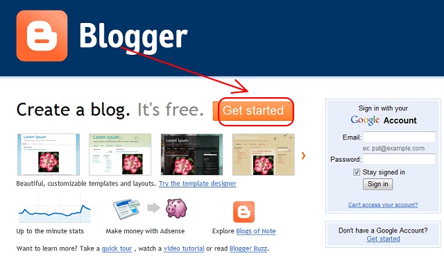 Cách thiết kế website bằng nền tảng Blogger