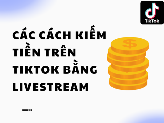Các cách kiếm tiền trên Tiktok bằng Livestream