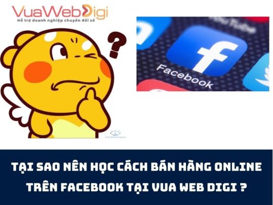 Tại sao nên học cách bán hàng online trên Facebook tại Vua Web Digi?