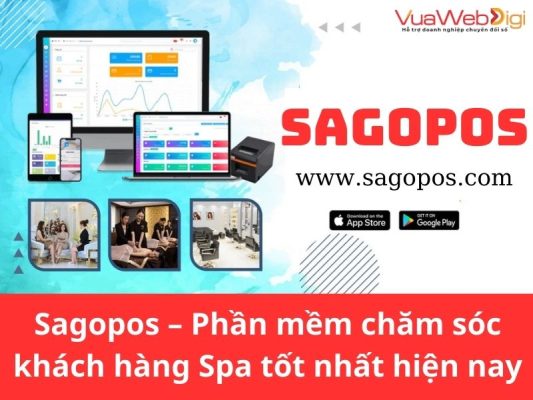 Sagopos – Phần mềm chăm sóc khách hàng Spa tốt nhất hiện nay