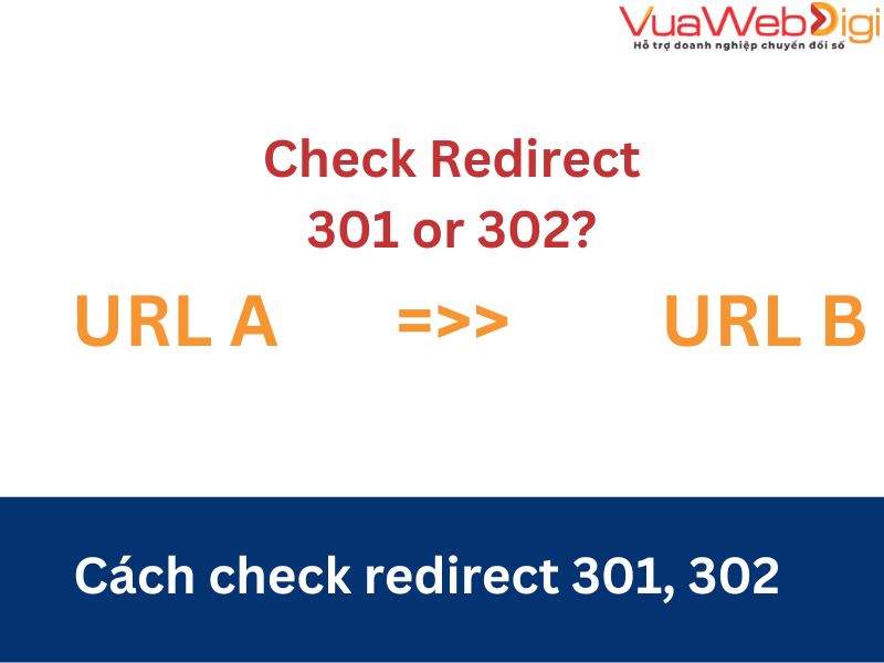 Cách check redirect 301, 302