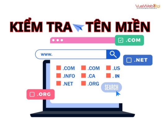 Kiểm Tra Tên Miền 5 Kiểm tra tên miền, check tên miền nhanh chóng và chính xác tại Vua Web Digi